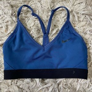 Nike INDY sports bra dark deep blue